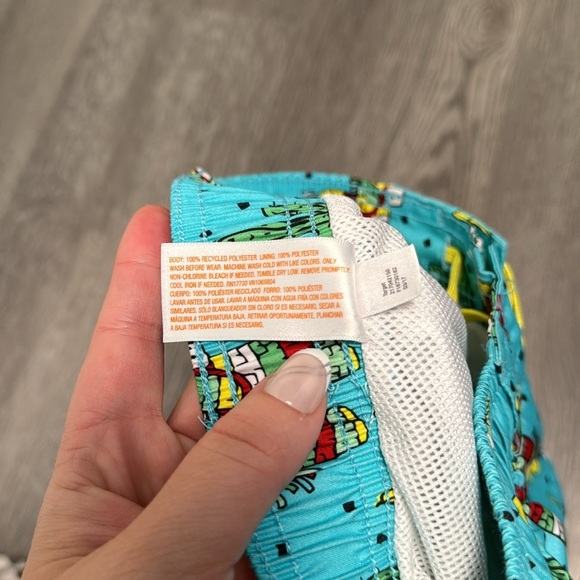 Boy's Toddler Cat & Jack Piñata Cactus Summer Bathing Suit Bottoms Size 2T - Picture 6 of 6